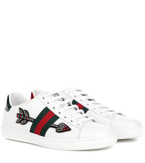 plain white gucci sneakers